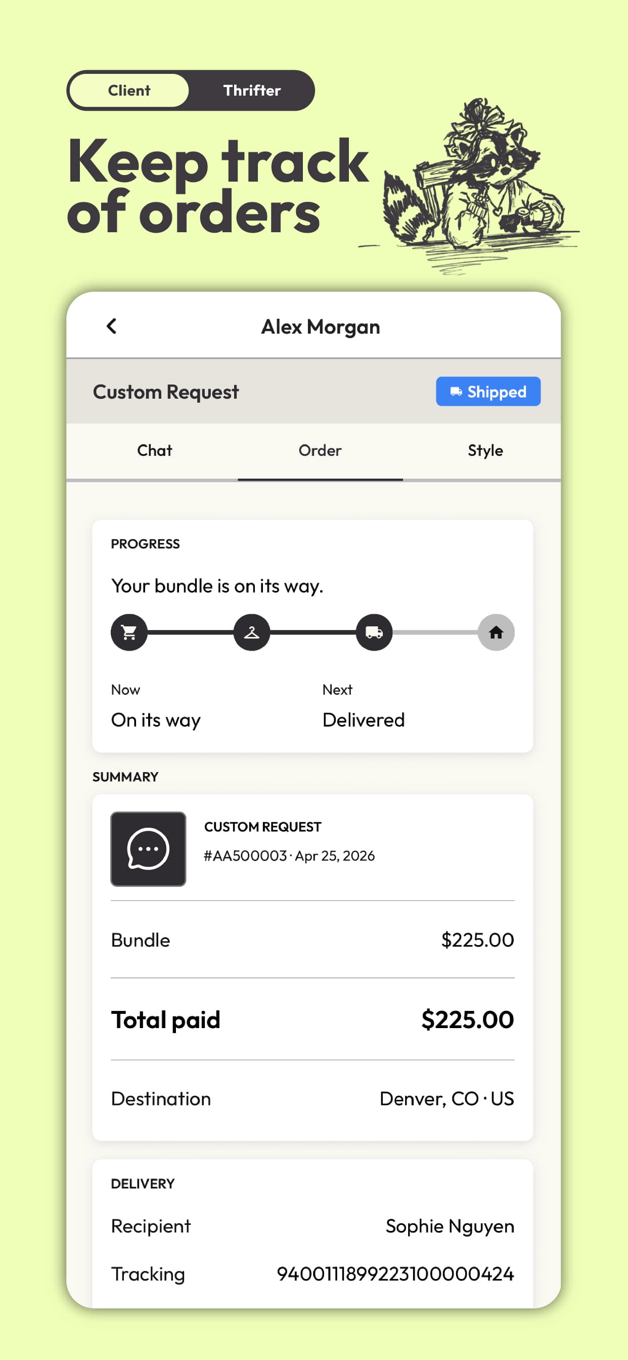 Thriftful app screenshot 5 of 8